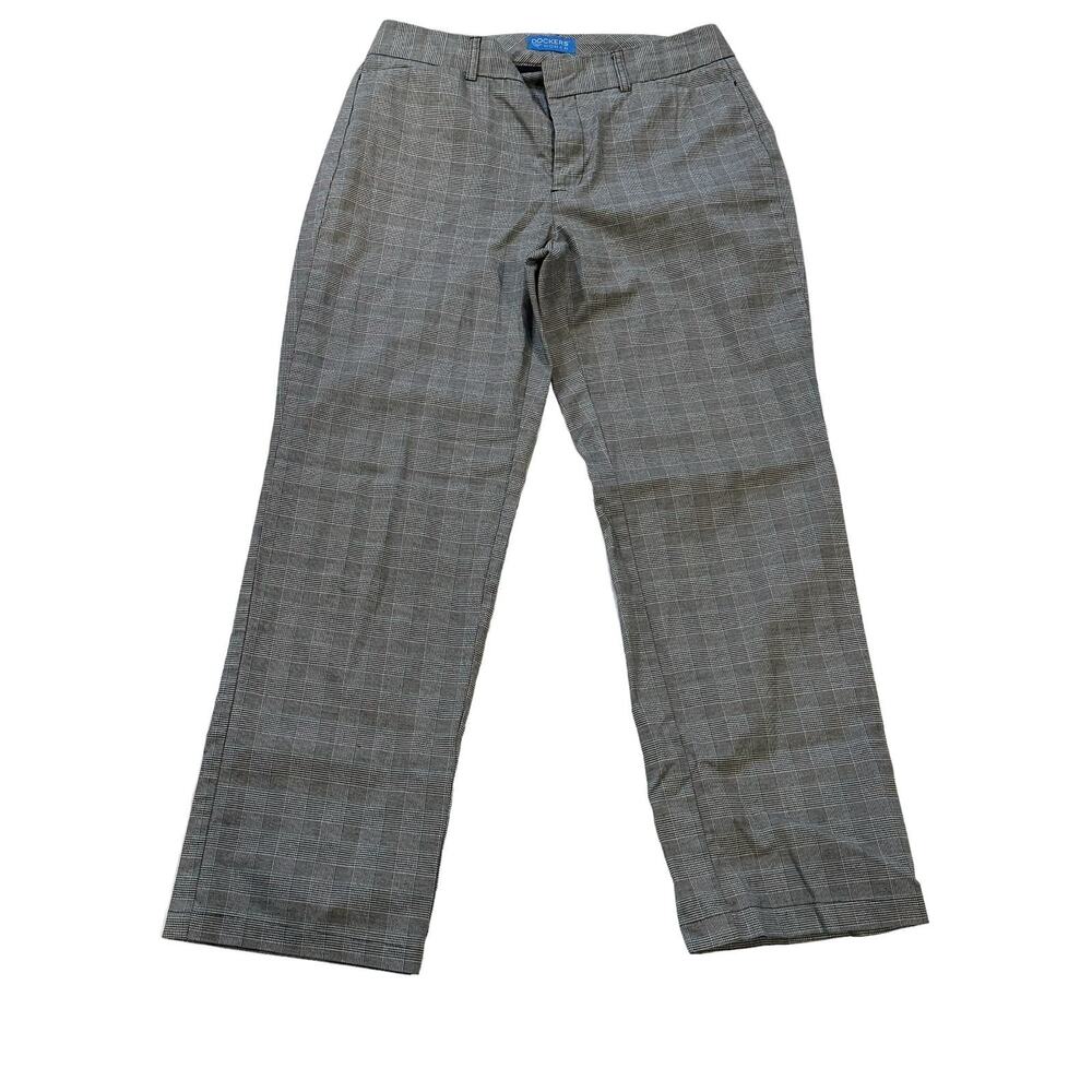 Dockers Women’s Pants Black White Green 8